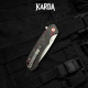 Складной нож Karda J146 Carbon Red сталь D2 (KB52) 1669