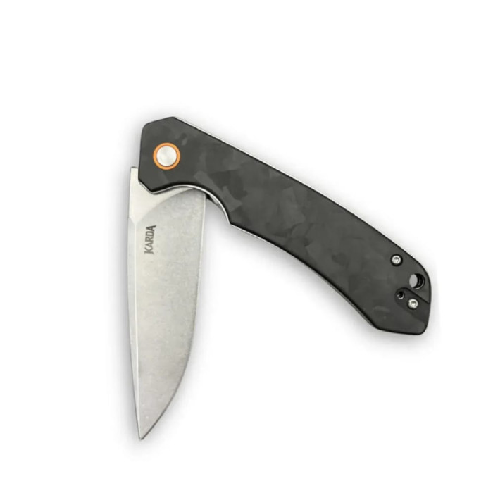 Складной нож Karda J146 Carbon Black сталь D2 (KB53) 1670