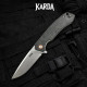 Складной нож Karda J146 Carbon Black сталь D2 (KB53) 1670