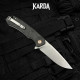 Складной нож Karda J146 Carbon Black сталь D2 (KB53) 1670