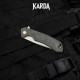 Складной нож Karda J146 Carbon Black сталь D2 (KB53) 1670