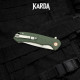 Складной нож туристический Karda J146 Linen Green сталь D2 (KB58) 1667