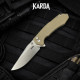 Складной нож Karda J278D Clip Point сталь D2 (KB61)