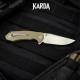 Складной нож Karda J278D Clip Point сталь D2 (KB61)