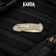 Складной нож Karda J278D Clip Point сталь D2 (KB61)