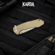 Складной нож Karda J278D Clip Point сталь D2 (KB61)