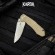 Складной нож Karda J278D Clip Point сталь D2 (KB61)