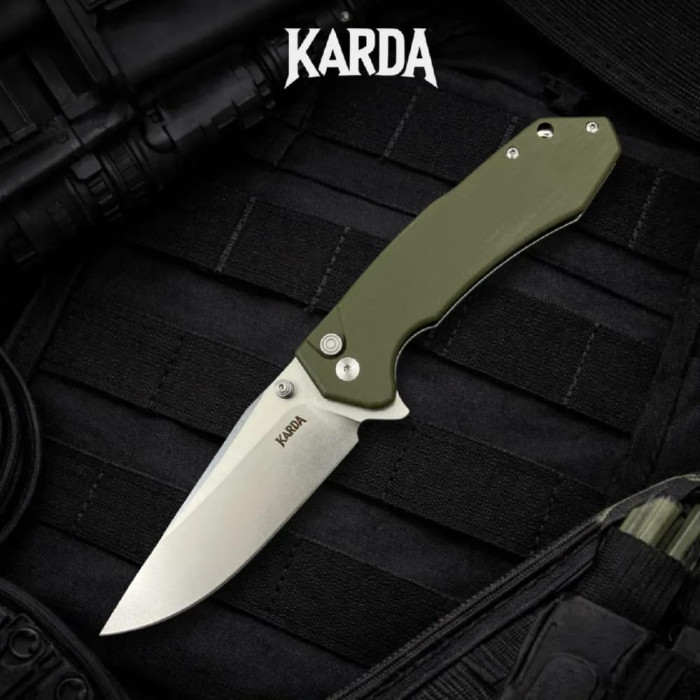 Складной нож Karda J278D Clip Point сталь D2 (KB62)