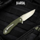 Складной нож Karda J278D Clip Point сталь D2 (KB62)