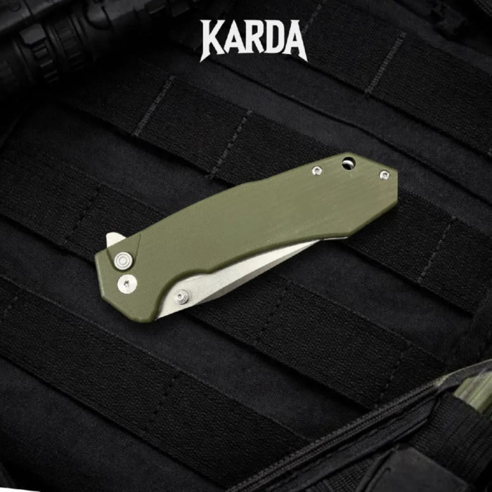 Складной нож Karda J278D Clip Point сталь D2 (KB62)
