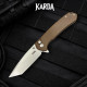Складной карманный нож Karda J277B Tanto сталь D2 (KB63)