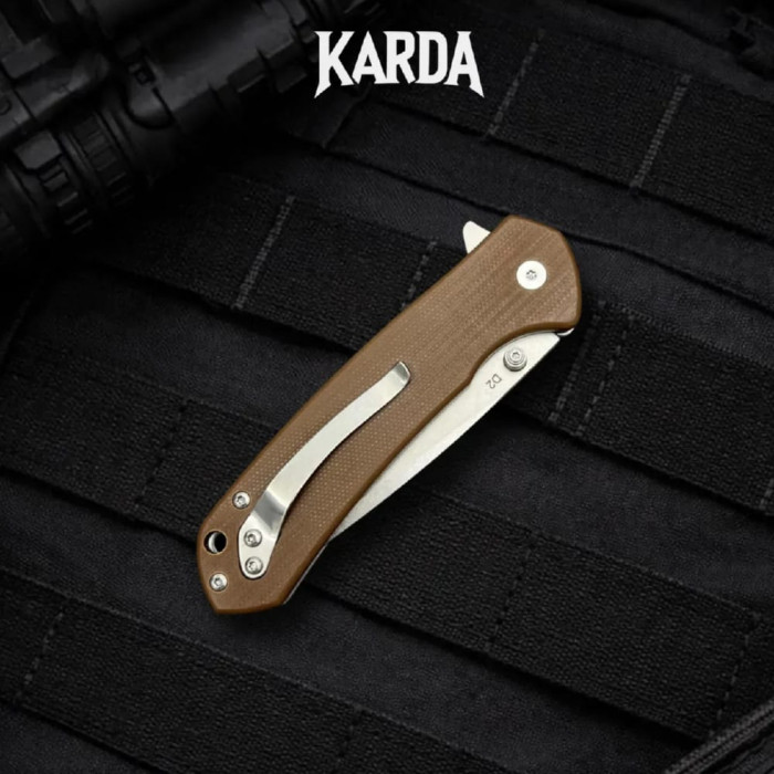 Складной карманный нож Karda J277B Tanto сталь D2 (KB63)
