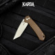 Складной карманный нож Karda J277B Tanto сталь D2 (KB63)