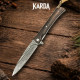 Складной нож Karda J242 Damascus VG-10 (KB66)