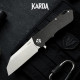 Складной нож Karda J323B Black сталь D2 (KB71)