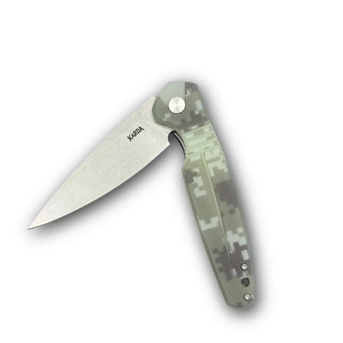 Складной нож туристический Karda J315C Camo сталь D2 (KB72)