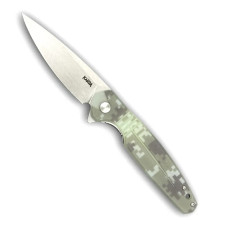 Складаний ніж туристичний Karda J315C Camo сталь D2 (KB72)