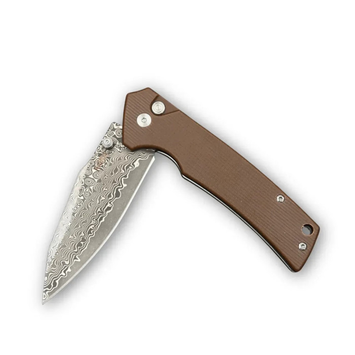 Туристический складной нож Karda J313BR Brown сталь VG-10 (KB74)