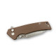 Туристический складной нож Karda J313BR Brown сталь VG-10 (KB74)