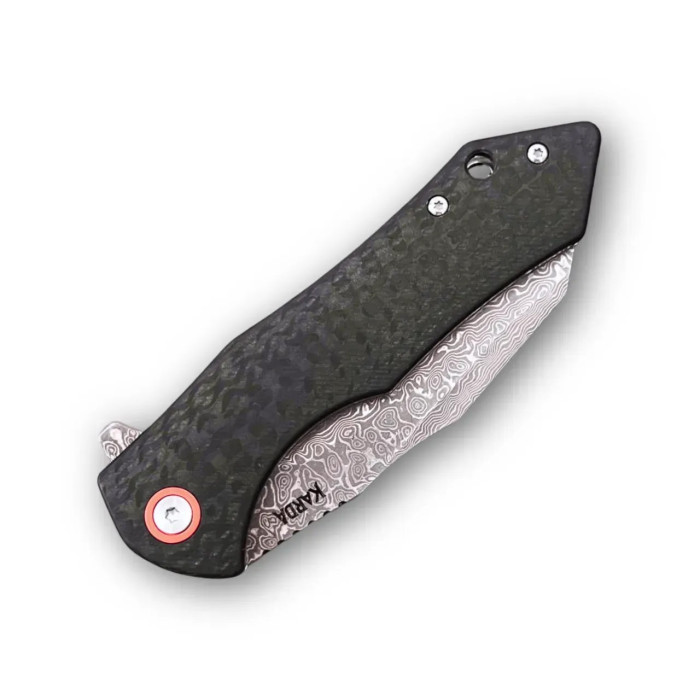Складной нож туристический Karda J338B Black сталь VG-10 (KB76)
