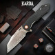 Складной нож туристический Karda J338B Black сталь VG-10 (KB76)