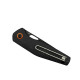 Складной нож туристический Karda J325B Black сталь D2 (KB80)