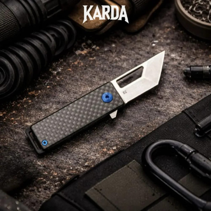Нож складной Karda Mini J239 Tanto сталь D2 (KB84)