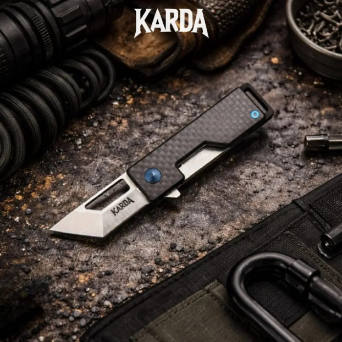 Нож складной Karda Mini J239 Tanto сталь D2 (KB84)