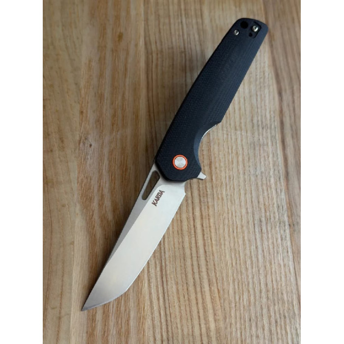 Туристический складной нож Karda J145 Black Tanto D2 (KB9) 1673