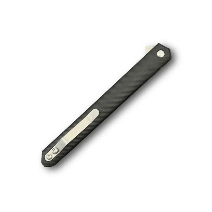 Нож складной карманный Karda MK097BD black handle Drop blade NS сталь D2 (KB91)