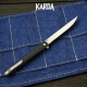 Нож складной карманный Karda MK097BD black handle Drop blade NS сталь D2 (KB91)
