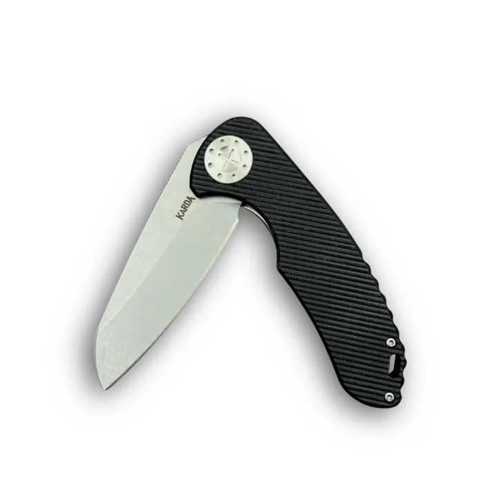Складной нож туристический Karda J1317 Black сталь D2 (KB92)