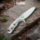 Складной нож туристический Karda J1317 Black сталь D2 (KB92)