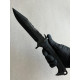 Экспедиционный нож «Корд» K014BL сталь 60С2А с кожаным чехлом (KLD14)