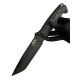 Нож туристический походный 2-418 сталь D2 (KN1204) черный