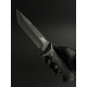 Нож туристический походный 2-418 сталь D2 (KN1204) черный