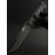 Нож туристический походный 2-418 сталь D2 (KN1204) черный