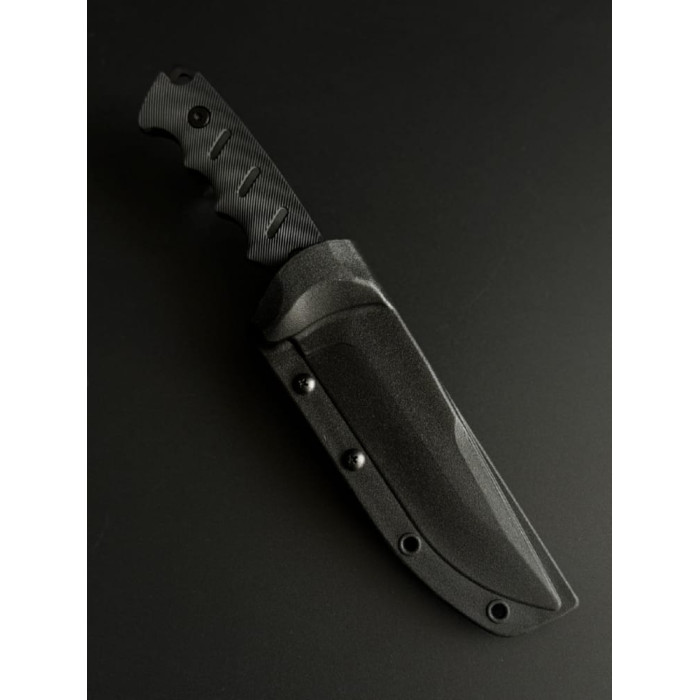 Нож туристический походный 2-418 сталь D2 (KN1204) черный