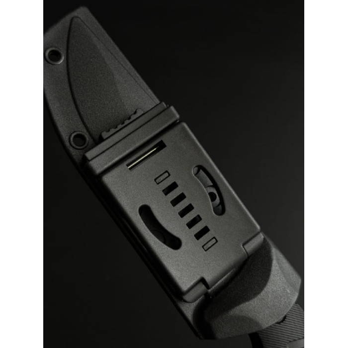 Нож туристический походный 2-418 сталь D2 (KN1204) черный