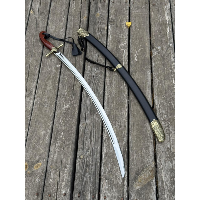 Казацкая сабля ручной работы "Петро Дорошенко" сталь AISI 304 Gorillas BBQ KN205