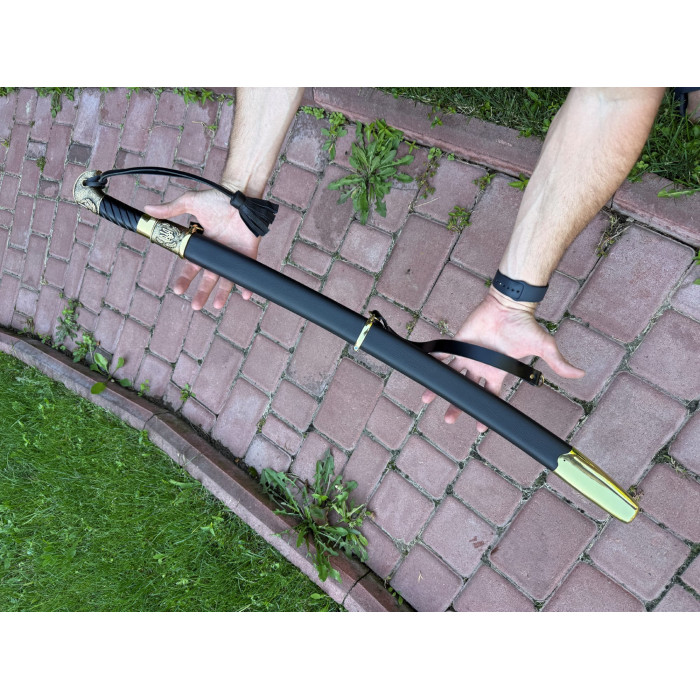 Шашка казацкая на подарок "Иван Мазепа" ручной работы с ножнами Gorillas BBQ KN208