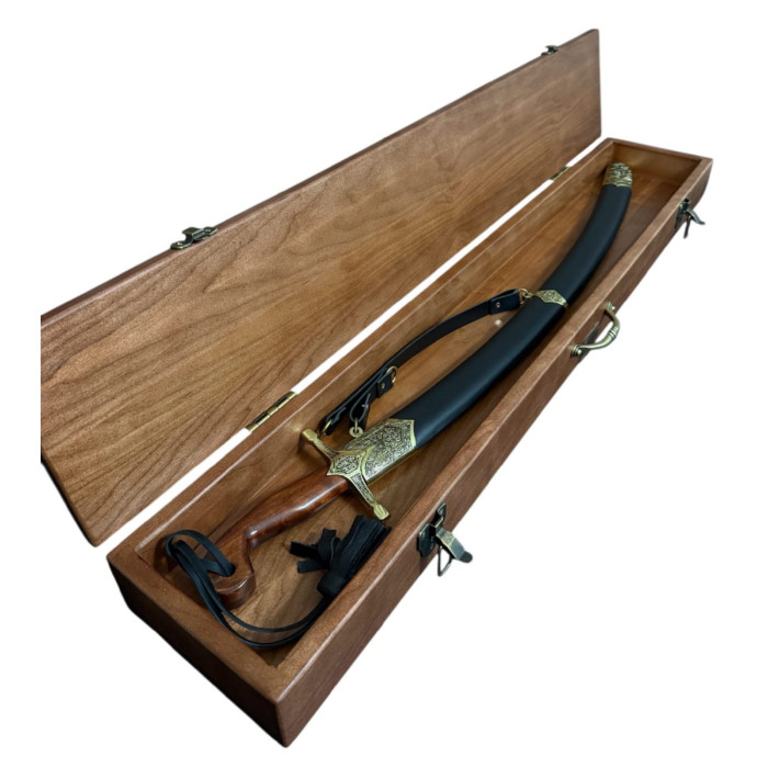 Коробка для сабли резная ручной работы Gorillas BBQ KN227