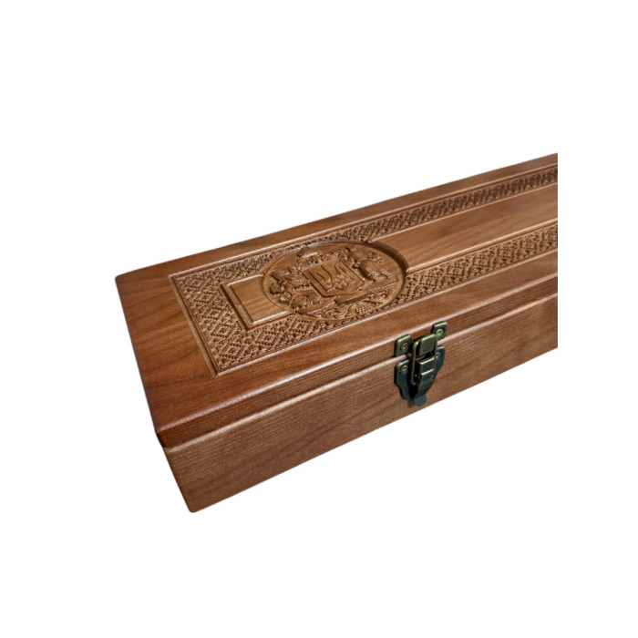 Коробка для сабли резная ручной работы Gorillas BBQ KN227