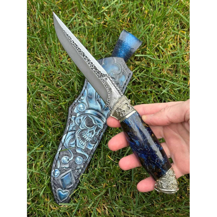 Эксклюзивный авторский нож на подарок "Джокер" сталь Х12МФ Gorillas BBQ KN232