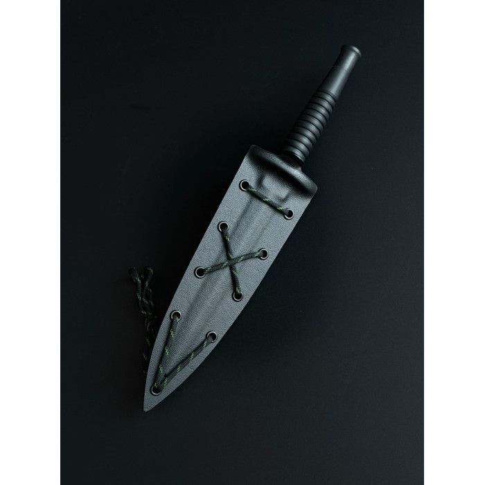 Нож кортик Ягуар черный Gorillas BBQ сталь х12мф KN243