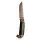 Авторский нож ручной работы с чехлом дамасская сталь RVD158 (Н0865)
