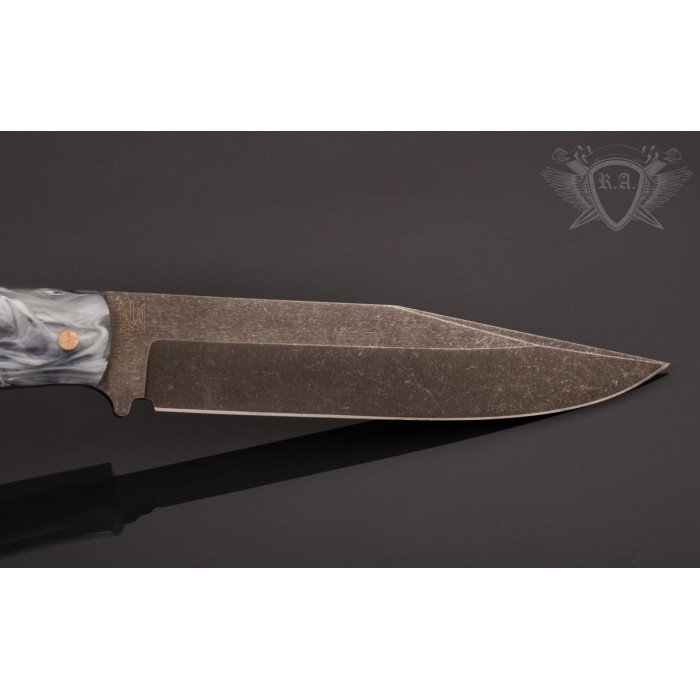 Универсальный походный нож с чехлом сталь Х12МФ RVD160 (Н0876)