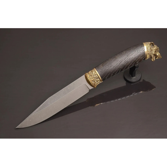 Авторский нож походный Оборотень сталь Х12МФ RVD30 (Н0822) с чехлом