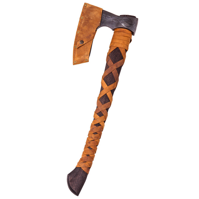 Топор викингов Железнобокий сталь У8ГА Gorillas BBQ ручная работа TR14