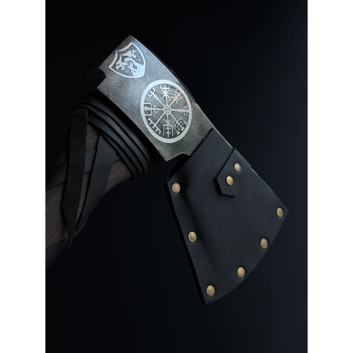 Топор ручной работы кованый "Молот Тора 2" Gorillas BBQ TR71